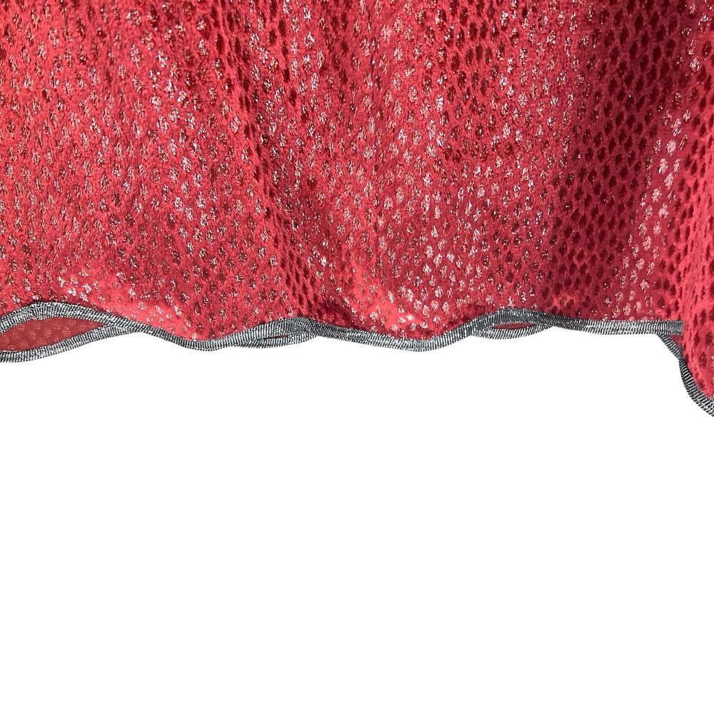 Vintage Bespoke Union Made Custom Red Purple Velv… - image 7